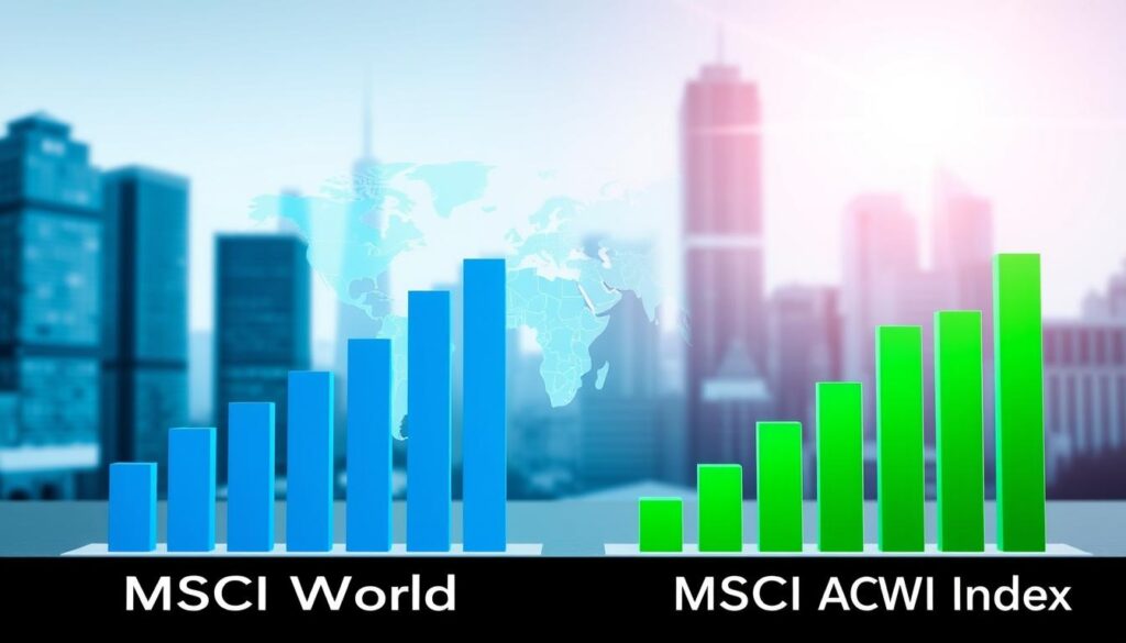 MSCI World vs MSCI ACWI indeks sammenligning