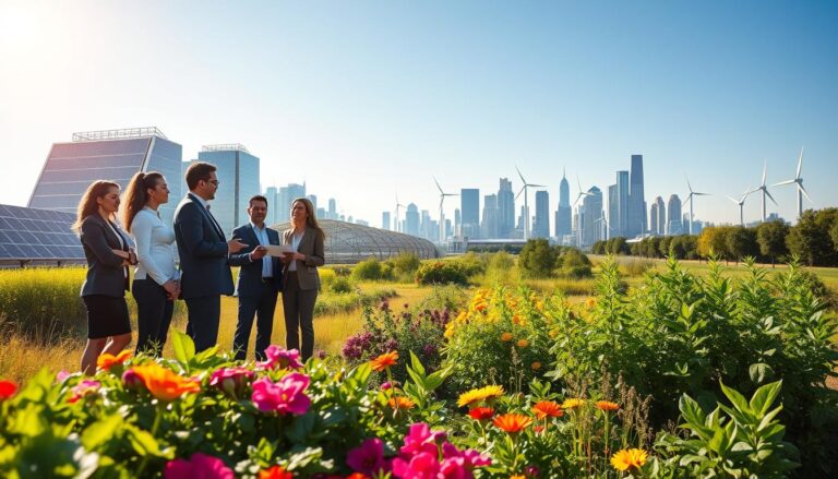 investere i bæredygtige grønne løsninger